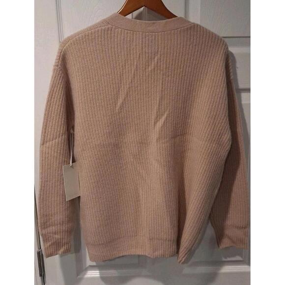 Joie Women's Cashmere Cardigan Sweater Size S Beige. - Picture 5 of 6